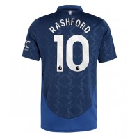 Manchester United Marcus Rashford #10 Fußballbekleidung Auswärtstrikot 2024-25 Kurzarm